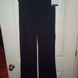 Black Fold Over Nike Flare Leggings